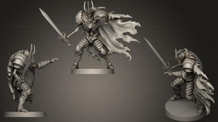 Figurines heroes, monsters and demons (Sword amp Sorcery22, STKM_1273) 3D models for cnc